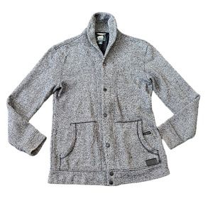 Roots Men's Gray Shawl Cardigan Long Sleeve Jacket Classic Casual Sz S/P